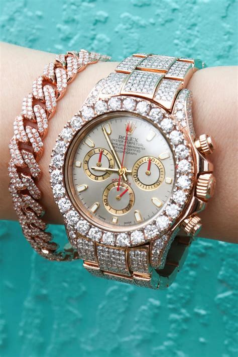 rolex bust down|rolex iced out.